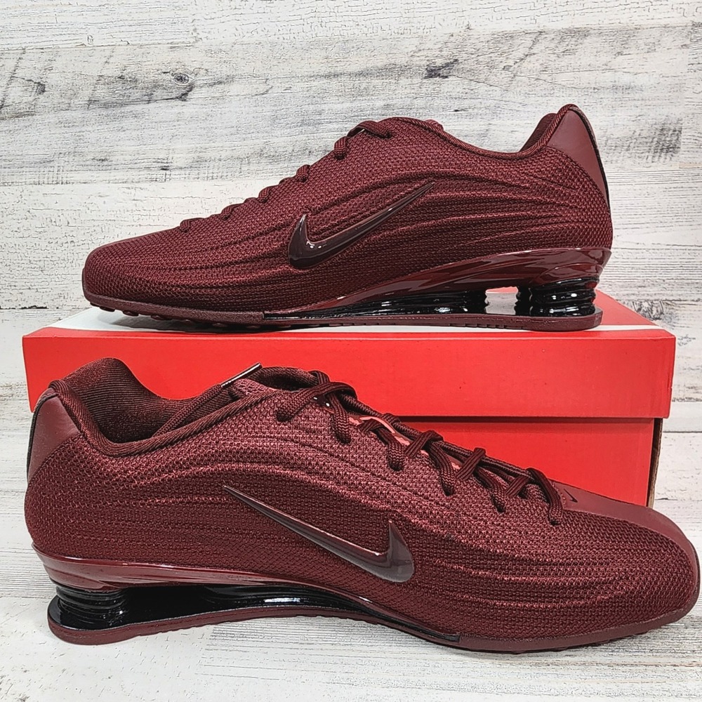 Nike Shox Z Womens 9.5 Dark Team Red/Mystic-Dates HQ7540-600 NWB Running Shoes - Picture 3 of 12